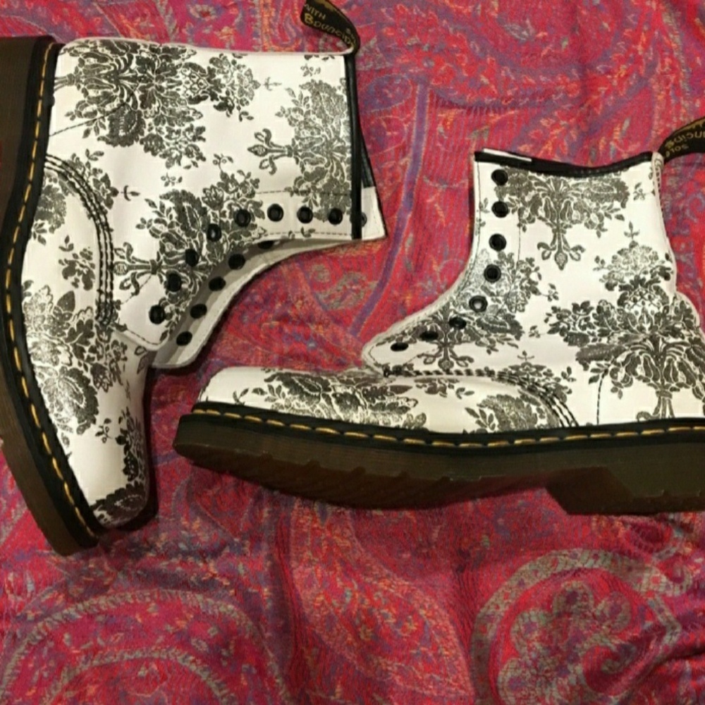 White Limited Edition Doc Martens